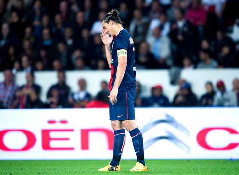 PSGs Zlatan Ibrahimovic deppar