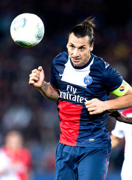 PSGs Zlatan Ibrahimovic