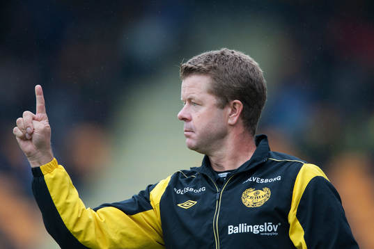 Anders Torstensson, tränare, Mjällby, vi kör på en