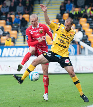 Målskytten Sebastian Holmén, Elfsborg och 2-målsskytten