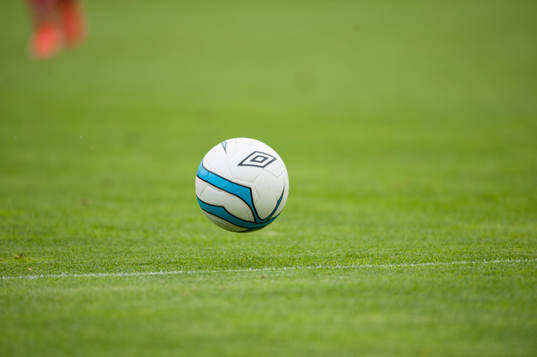 Fotboll, boll, gräs, Umbro