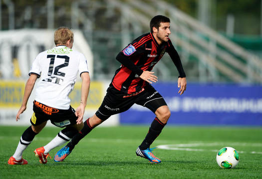 Brommapojkarnas Gabriel Özkan, och H