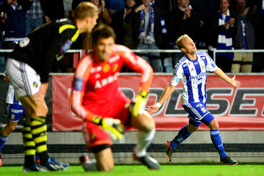IFK Göteborgs Robin Söder jublar