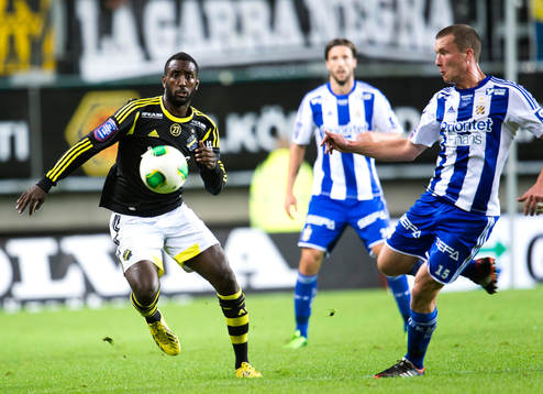 AIKs Henok Goitom och IFK Göteborgs Jakob Johansson