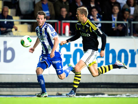 IFK Göteborgs Emil Salomonsson AIKs Alexander Milosevic