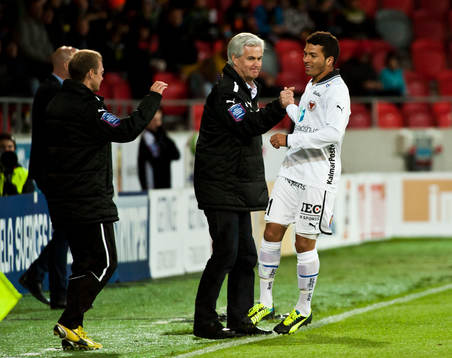 Kalmars Ismael Silva Lima jublar och springer fram till