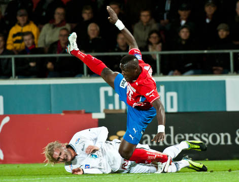 s Alhaji Gero och Kalmar:s Ludvig Öhman