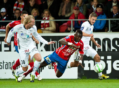 s Alhaji Gero och Kalmar:s Ludvig Öhman
