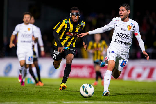 Häckens Nasiru Mohammed på språng