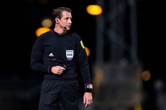 Matchens domare Andreas Ekberg