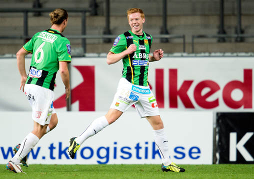GAIS Hampus Andersson jublar