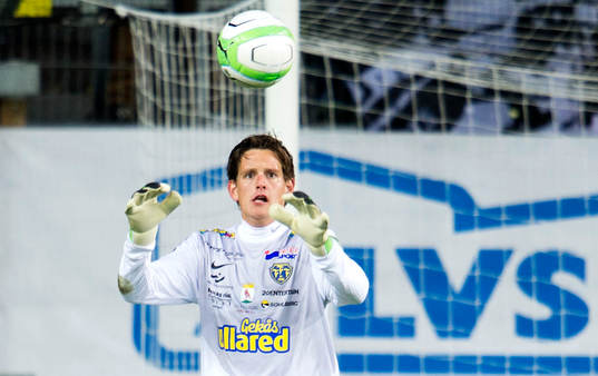 Falkenbergs målvakt Otto Martler