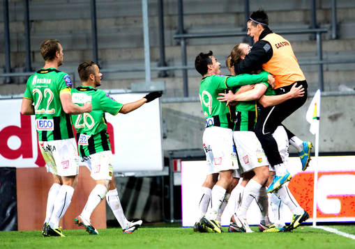 GAIS Hampus Andersson jublar