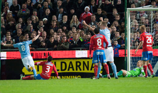 0-1 Erik Friberg, Malmö