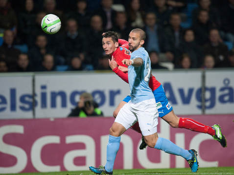 Guillermo Molins, Malmö, och Loret Sadiku, Helsingborg