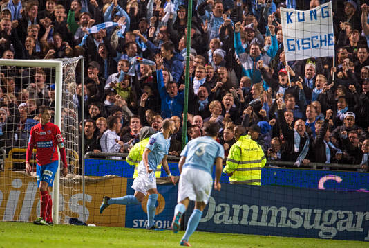 Malmös Guillermo Molins gör 0-2 och hyllas direkt med en