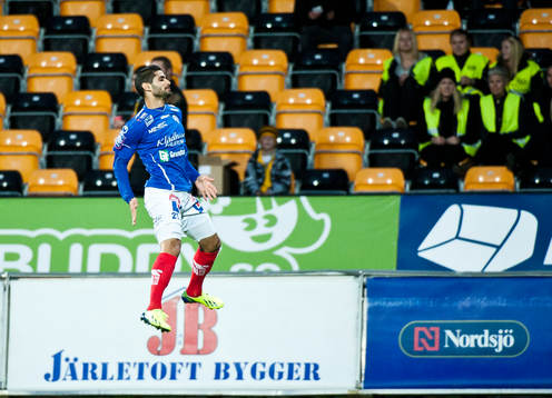 Åtvidabergs Imad Zatara jublar