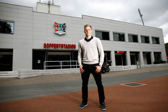 Fotboll, Holländska ligan, NEC, Karl-Johan Johnsson,