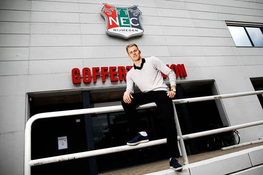 Fotboll, Holländska ligan, NEC, Karl-Johan Johnsson,