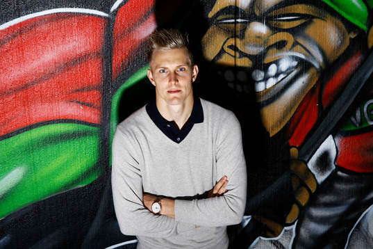 Fotboll, Holländska ligan, NEC, Karl-Johan Johnsson,