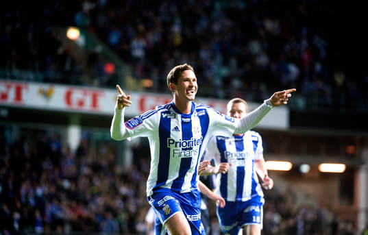 IFK Göteborgs Philip Haglund jublar