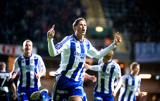 IFK Göteborgs Philip Haglund jublar