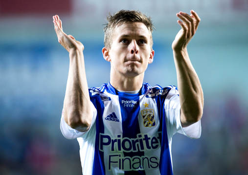 IFK Göteborgs Lasse Vibe tackar fansen