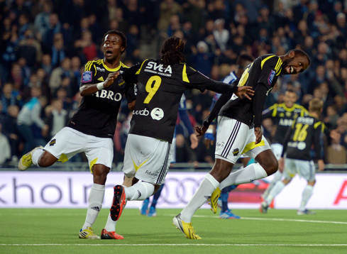 AIKs Henok Goitom jublar