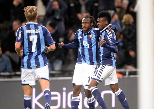 Djurgårdens Amadou Jawo firiar sitt 2-0