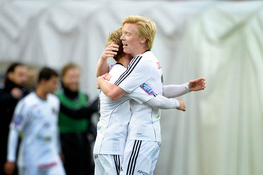 Brommapojkarnas Pontus Åsbrink,  och Gustav Sandberg