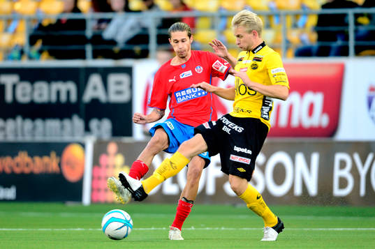 Helsingborgs Daniel Nordmark och Elfsborgs Johan Larsson