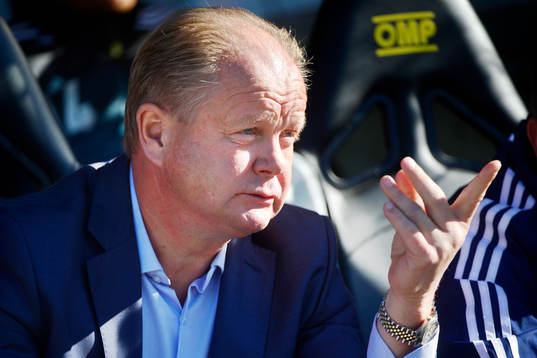Djurgårdens tränare Per-Mathias Högmo innan
