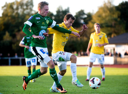 Jönköpings Joakim Karlsson  och Falkenbergs Anton Wede