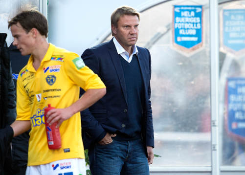 Falkenbergs tränare Hans Eklund