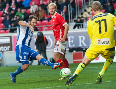 2-1, Tobias Hysén, IFK Göteborg, som tröstmålar i