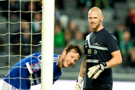 Tommy Naurin, målvakt Sundsvall Robert Lundström