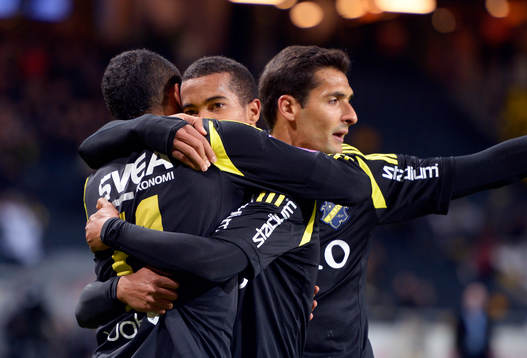 AIKs Robin Quaison jublar