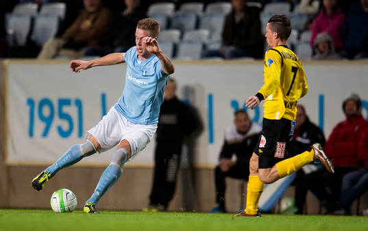 Malmös Pontus Jansson gör en helikopterfint
