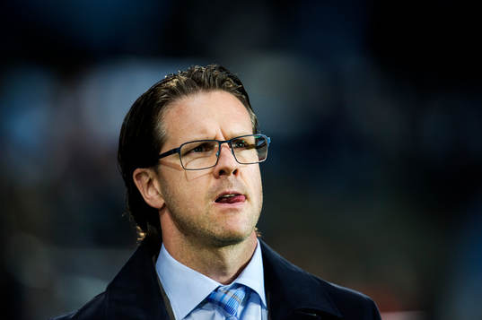 Malmö FFs tränare Rikard Norling innan