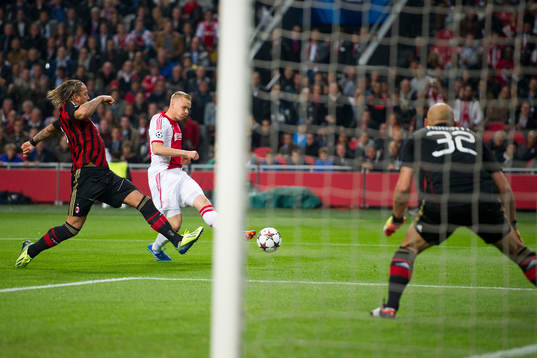 AMSTERDAM , Ajax - AC Milan , 01-10-2013 , Amsterdam Arena