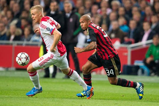 AMSTERDAM , Ajax - AC Milan , 01-10-2013 , Amsterdam Arena