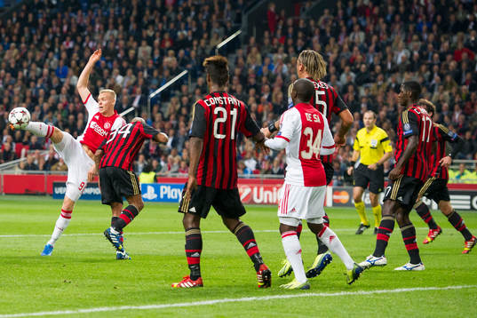 AMSTERDAM , Ajax - AC Milan , 01-10-2013 , Amsterdam Arena