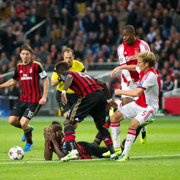 AMSTERDAM , Ajax - AC Milan , 01-10-2013 , Amsterdam Arena