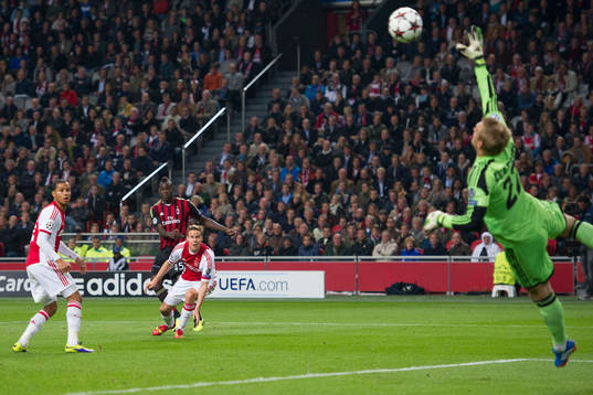 AMSTERDAM , Ajax - AC Milan , 01-10-2013 , Amsterdam Arena