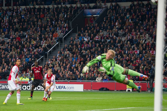 AMSTERDAM , Ajax - AC Milan , 01-10-2013 , Amsterdam Arena