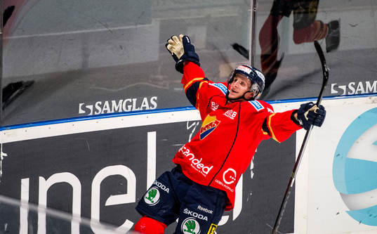 Djurgårdens Marcus Sörensen jublar