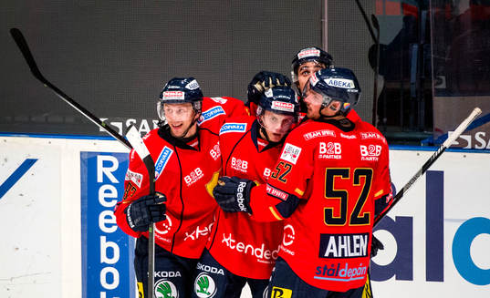 Djurgårdens Markus Ljungh jublar