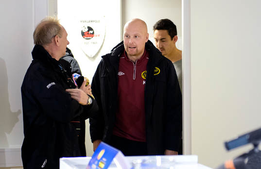 Elfsborgs tränare Klas Ingesson och Stefan Ishizaki