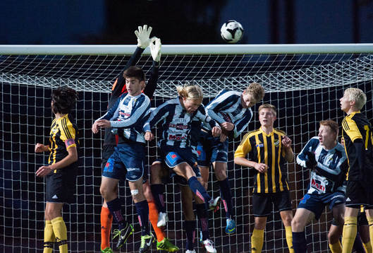 Situation framför Hässleholms mål