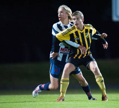 Fotboll, allsvensk kval, IFK Hässleholm - Kristianstad
